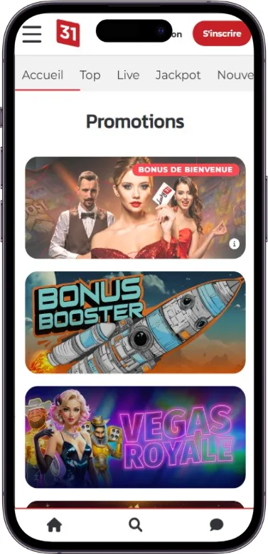 Lucky31 page bonus